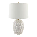 Hospitality furniture - Reliefed Ceramic Accent Table Lamp - www.oroatrade.com
