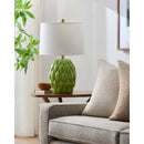 Hospitality furniture - Reliefed Ceramic Accent Table Lamp - www.oroatrade.com