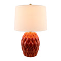 Hospitality furniture - Reliefed Ceramic Accent Table Lamp - www.oroatrade.com