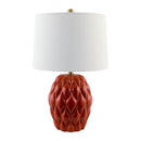 Hospitality furniture - Reliefed Ceramic Accent Table Lamp - www.oroatrade.com