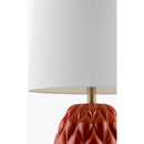 Hospitality furniture - Reliefed Ceramic Accent Table Lamp - www.oroatrade.com
