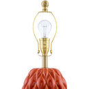 Hospitality furniture - Reliefed Ceramic Accent Table Lamp - www.oroatrade.com