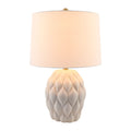 Hospitality furniture - Reliefed Ceramic Accent Table Lamp - www.oroatrade.com