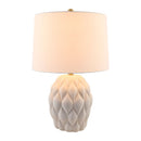 Hospitality furniture - Reliefed Ceramic Accent Table Lamp - www.oroatrade.com