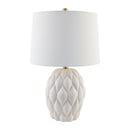 Hospitality furniture - Reliefed Ceramic Accent Table Lamp - www.oroatrade.com