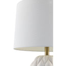 Hospitality furniture - Reliefed Ceramic Accent Table Lamp - www.oroatrade.com