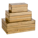 Hospitality furniture - Natural Bamboo Garden Box Set (3) - www.oroatrade.com