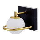 Hospitality furniture - Gold Ring Glass Wall Lamp - www.oroatrade.com