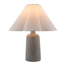 Hospitality furniture - White Cotton Concrete Table Lamp - www.oroatrade.com