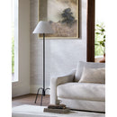 Modern European furniture - White Empire Shade Floor Lamp - www.oroatrade.com