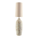 Hospitality furniture - Painted Cream Cement Floor Lamp - www.oroatrade.com