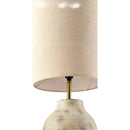 Hospitality furniture - Painted Cream Cement Floor Lamp - www.oroatrade.com