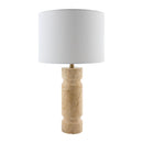 Hospitality furniture - White Jute Accent Table Lamp - www.oroatrade.com