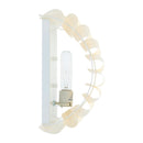 Modern European furniture -Scalloped Beige Linen Wall Lamp - www.oroatrade.com