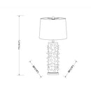 Hospitality furniture - Spike Studded Ceramic Table Lamp - www.oroatrade.com