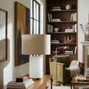 Modern European furniture - Glass Base Accent Table Lamp - www.oroatrade.com