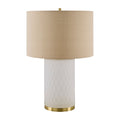 Modern European furniture - Glass Base Accent Table Lamp - www.oroatrade.com