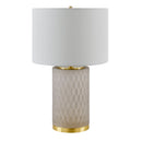 Modern European furniture - Glass Base Accent Table Lamp - www.oroatrade.com