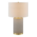 Modern European furniture - Glass Base Accent Table Lamp - www.oroatrade.com