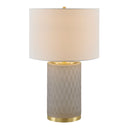 Modern European furniture - Glass Base Accent Table Lamp - www.oroatrade.com