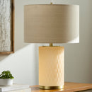 Modern European furniture - Glass Base Accent Table Lamp - www.oroatrade.com