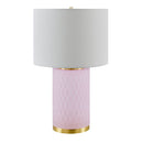 Modern European furniture - Glass Base Accent Table Lamp - www.oroatrade.com