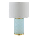 Modern European furniture - Glass Base Accent Table Lamp - www.oroatrade.com
