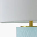 Modern European furniture - Glass Base Accent Table Lamp - www.oroatrade.com