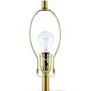 Modern European furniture - Glass Base Accent Table Lamp - www.oroatrade.com