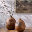 Contract furniture - Terracotta Glazed Ceramic Vase - www.oroatrade.com