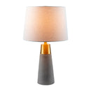 Contract furniture - Beige Linen Concrete Table Lamps (2)  - www.oroatrade.com