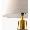 Contract furniture - Beige Linen Concrete Table Lamps (2)  - www.oroatrade.com