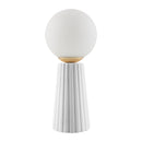 Hospitality furniture - Fluted Ceramic Glass Table Lamp - www.oroatrade.com