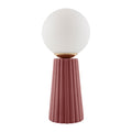 Hospitality furniture - Fluted Ceramic Glass Table Lamp - www.oroatrade.com
