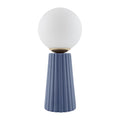 Hospitality furniture - Fluted Ceramic Glass Table Lamp - www.oroatrade.com
