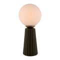 Hospitality furniture - Fluted Ceramic Glass Table Lamp - www.oroatrade.com