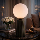Hospitality furniture - Fluted Ceramic Glass Table Lamp - www.oroatrade.com