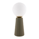 Hospitality furniture - Fluted Ceramic Glass Table Lamp - www.oroatrade.com