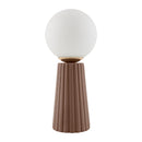 Hospitality furniture - Fluted Ceramic Glass Table Lamp - www.oroatrade.com