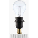 Hospitality furniture - Fluted Ceramic Linen Table Lamp - www.oroatrade.com