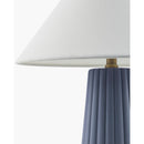 Hospitality furniture - Fluted Ceramic Linen Table Lamp - www.oroatrade.com