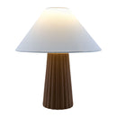 Hospitality furniture - Fluted Ceramic Linen Table Lamp - www.oroatrade.com