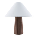 Hospitality furniture - Fluted Ceramic Linen Table Lamp - www.oroatrade.com