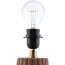 Hospitality furniture - Fluted Ceramic Linen Table Lamp - www.oroatrade.com