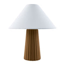 Hospitality furniture - Fluted Ceramic Linen Table Lamp - www.oroatrade.com