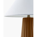 Hospitality furniture - Fluted Ceramic Linen Table Lamp - www.oroatrade.com