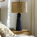 Hospitality furniture - Woven Seagrass Accent Table Lamp - www.oroatrade.com