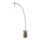 Hospitality furniture - Linen Shade Sloped Floor Lamp - www.oroatrade.com
