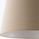 Hospitality furniture - Linen Shade Sloped Floor Lamp - www.oroatrade.com
