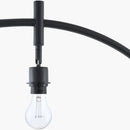 Hospitality furniture - Linen Shade Sloped Floor Lamp - www.oroatrade.com